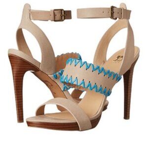 Joe's Jeans Riana Platform Strappy Open Toe Leather Heel
